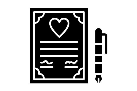 A Practical Look at the Wedding Contract Glyph Icon Set