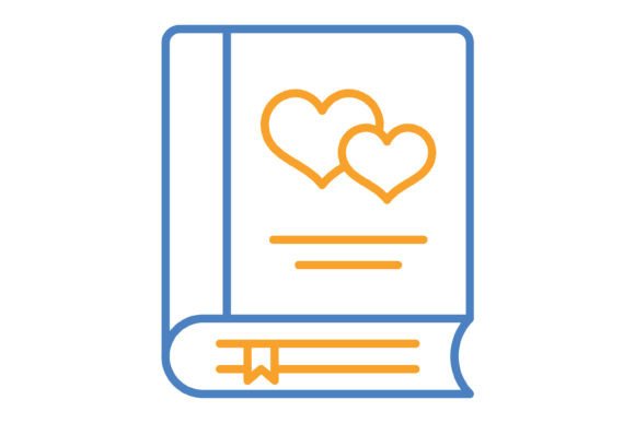 Book Blue Orange Line Icon: A Versatile Asset for Modern Design