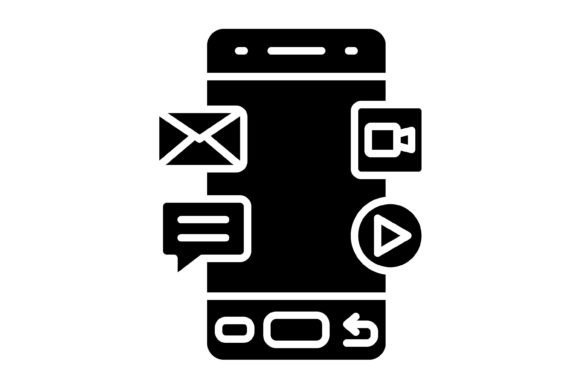 Mastering Digital Communication with Social Media Glyph Icons