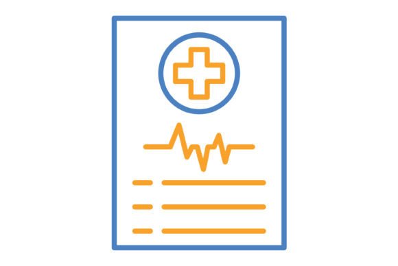 Report Blue Orange Line Icon: A Strategic Asset for Clarity and Impact
