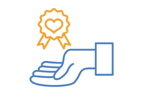 Reward Blue Orange Line Icon: A Complete Design Asset Guide