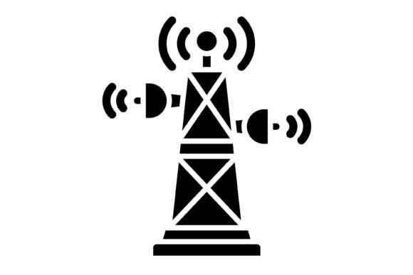 Signal Tower Glyph Icon: Your Guide to Wireless Symbols