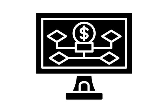 Strategic Plan Glyph Icon: Clarity for Your Digital and Print Projects
