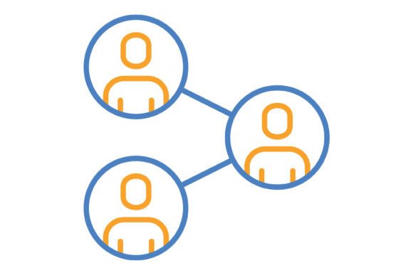 Unlocking Professional Visuals with the Network Blue Orange Line Icon Set
